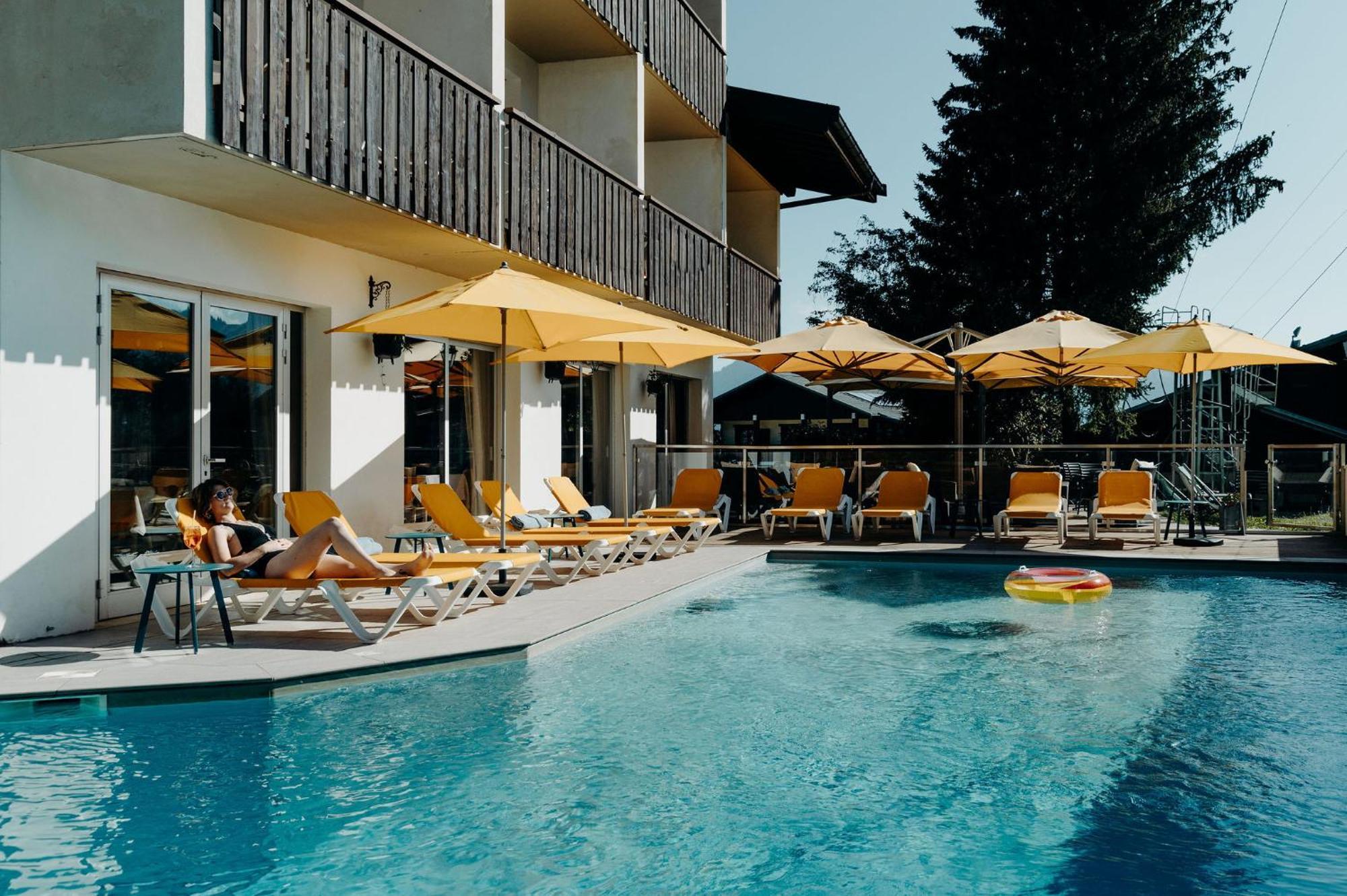 Hotel Le Christania Bellevaux Eksteriør bilde